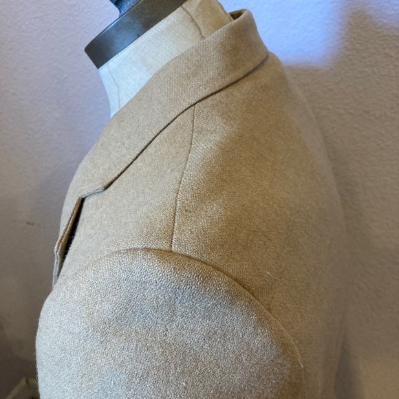 Vintage Camel Wool Blazer Jacket Derby of San Francisco - Picture 10 of 13